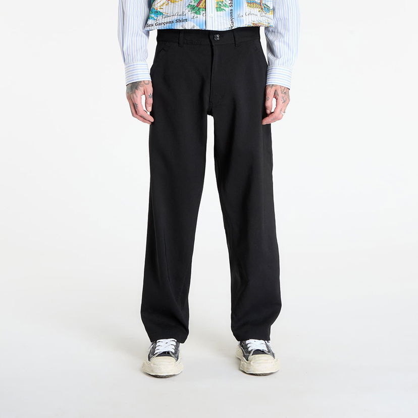 Hlače Comme des Garçons Comme des Garçons SHIRT Trousers With Patch Pockets Črna | FP-P501-W25 Black