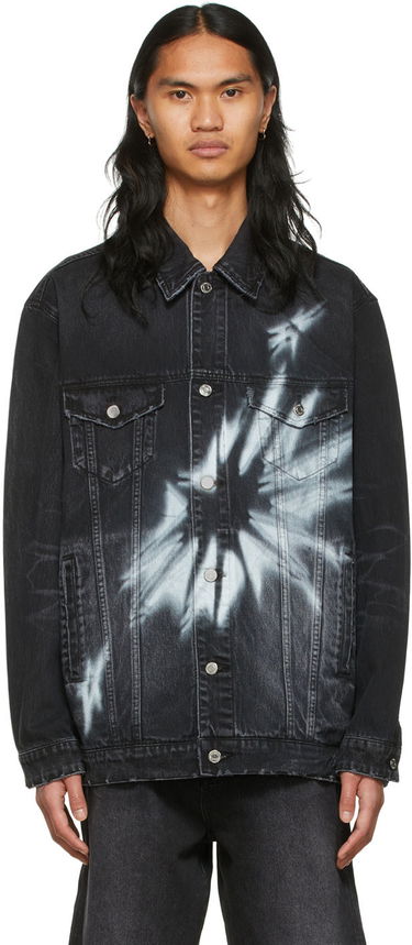 Jakna We11done We11done Graphic Print Denim Jacket Črna | WD-DJ1-22-356-U-WB, 0