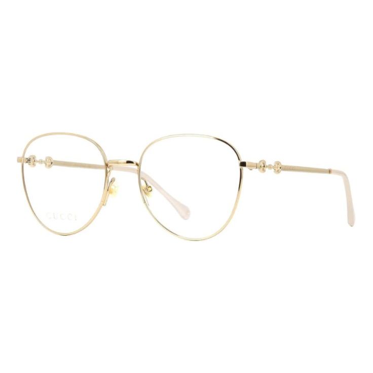 Sončna očala Gucci Gucci Horsebit Round Optical Glasses Kovinski | GG0880O-001, 0