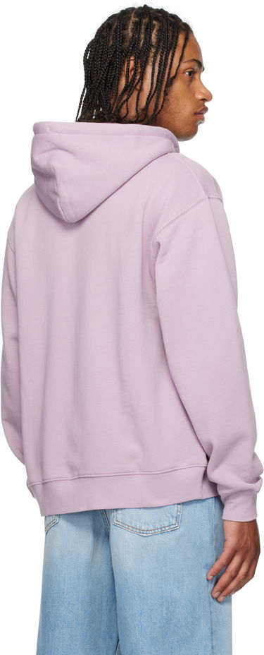 Pulover Dime Cursive Small Logo Zip Hoodie Lila | DIMESU2549MAU, 2