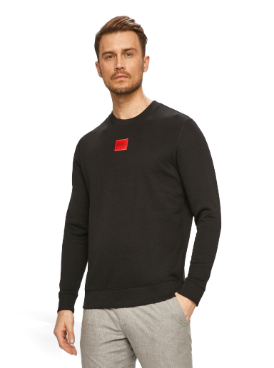 Pulover BOSS Crewneck Sweatshirt Črna | 50447964