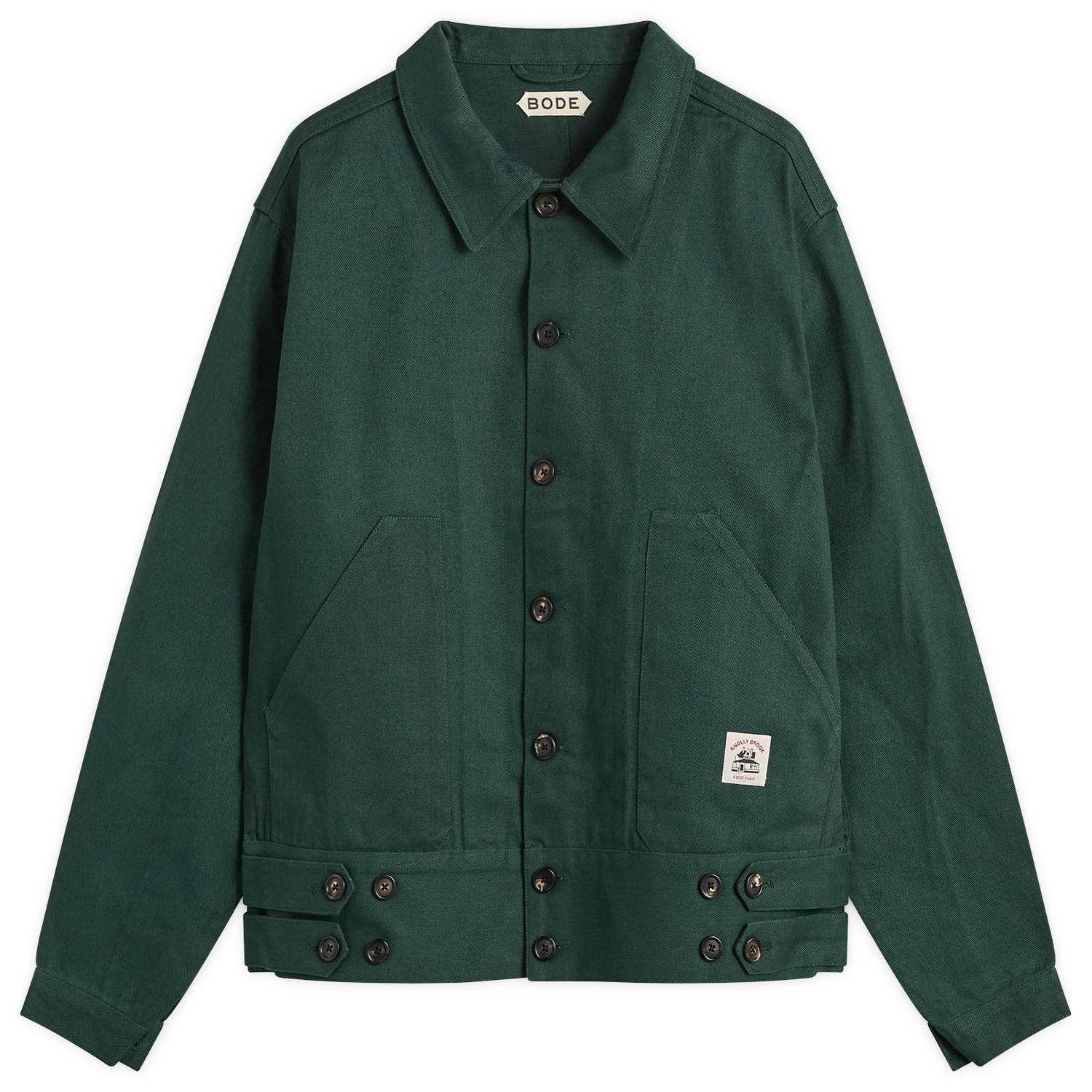 Jakna Bode Knolly Brook Side Tab Jacket Zelena | MRF25JA011, 1