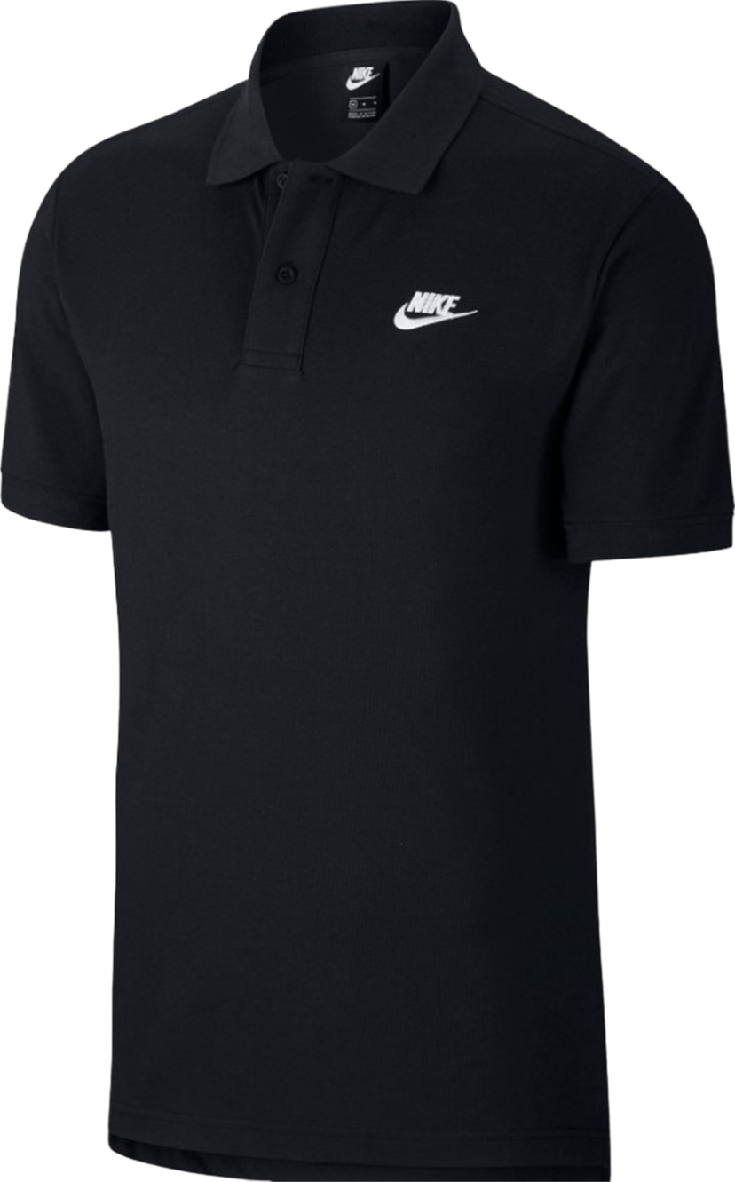 Polo majica Nike TM COTTON POLO Črna | 0208nz-010