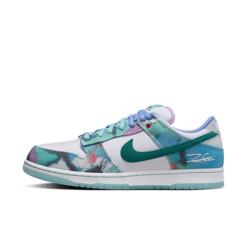 Skateboarding Nike SB Futura x Dunk Low "Bleached Aqua" Modra | HF6061-400