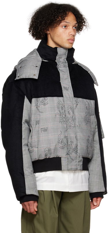 Puhovka Feng Chen Wang Feng Chen Wang Houndstooth Down Jacket Večbarvna | FUF14JK08, 1