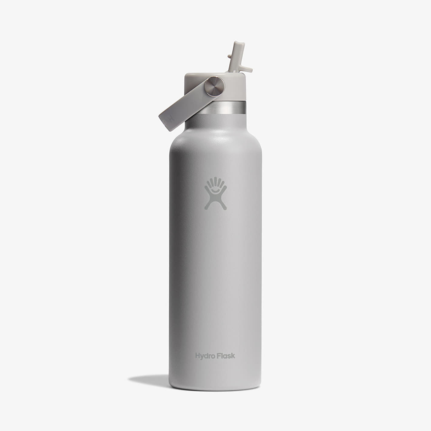 Steklenica za pitje Hydro Flask 21 oz Standard Mouth Water Bottle with Flex Straw Cap Siva | S21CFS035, 0