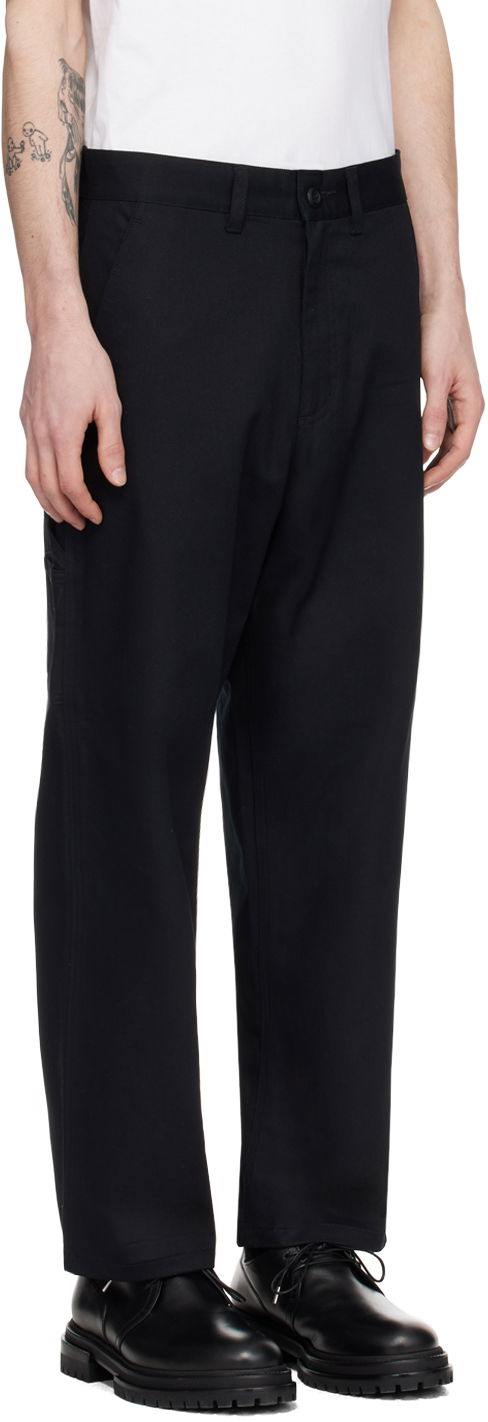Hlače Carhartt WIP Black Midland Workwear Trousers Črna | I032970, 1