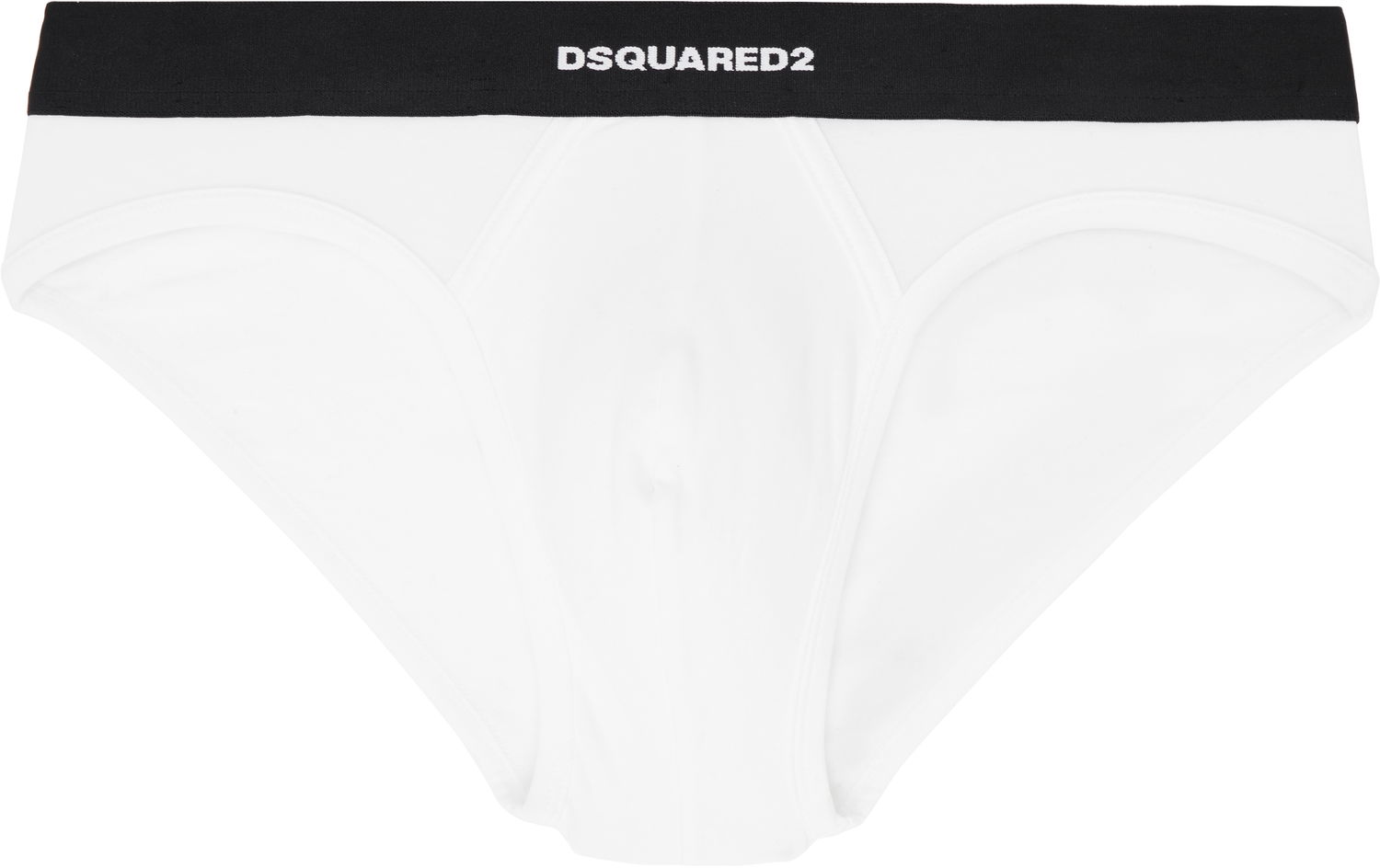 Spodnjice DSQUARED2 Dsquared2 Two-Pack Stretch Cotton Briefs Bela | DCX200070, 1