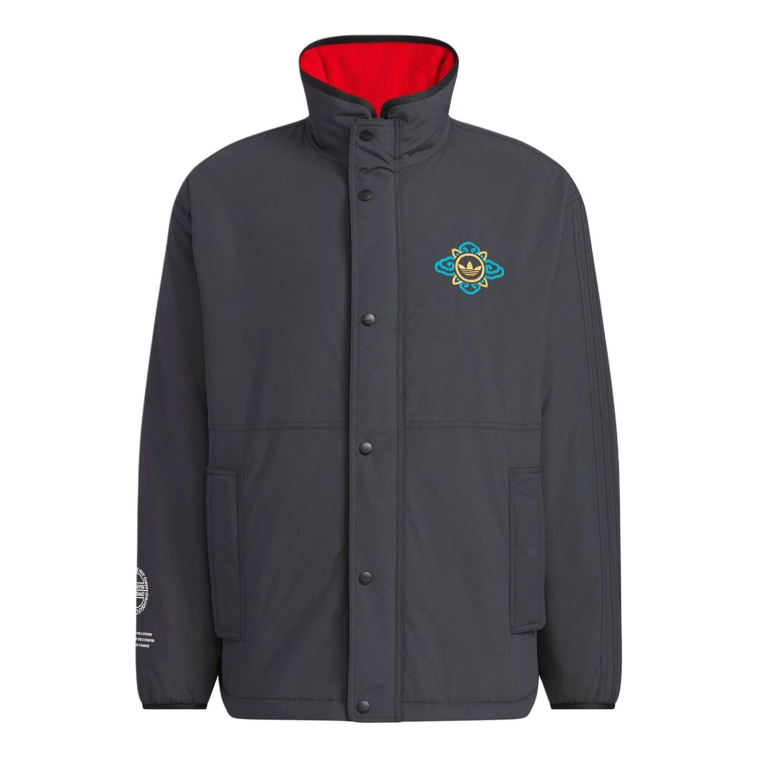 Parka adidas Originals Feifei Ruan Reversible Sherpa Jacket Črna | IX4209, 0