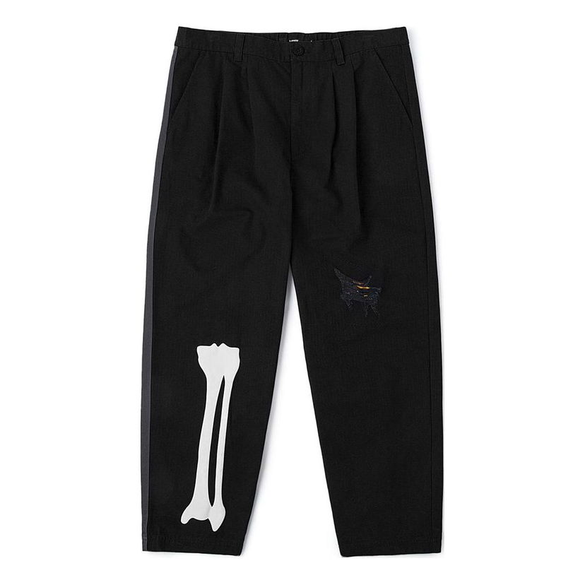 Cargo hlače Vans Artist Collection Woven Trousers Črna | VN000JHKBLK