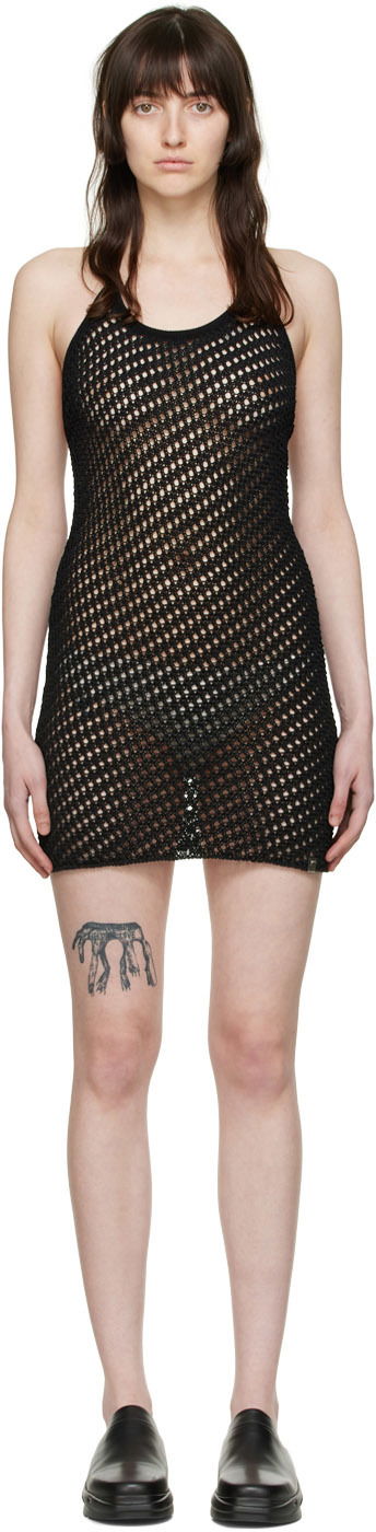 Obleke 1017 ALYX 9SM Cotton Mini Dress Črna | AAWKN0137YA01.S22