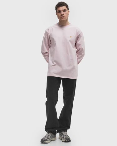 Majica Carhartt WIP Long Sleeve Chase T-Shirt Roza | I026392-2VA.XX, 2