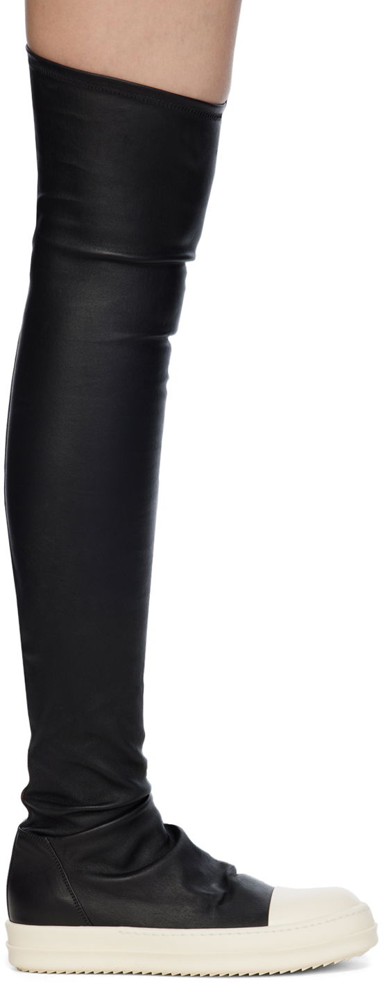 Superge in čevlji Rick Owens Stocking Boots "Black" Črna | RP01D2893 LS