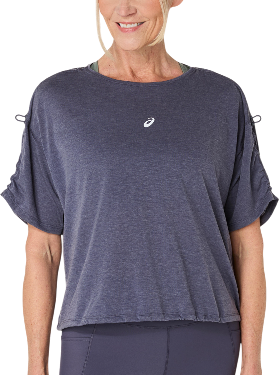 Majica Asics Asics Nagino Run Adjustable Short Sleeve Top Mornarica | 2012d140-500, 0