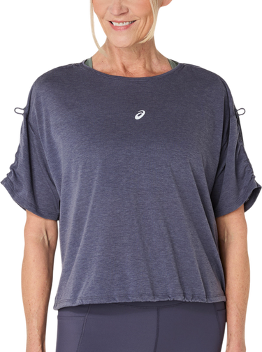 Majica Asics Asics Nagino Run Adjustable Short Sleeve Top Mornarica | 2012d140-500, 0