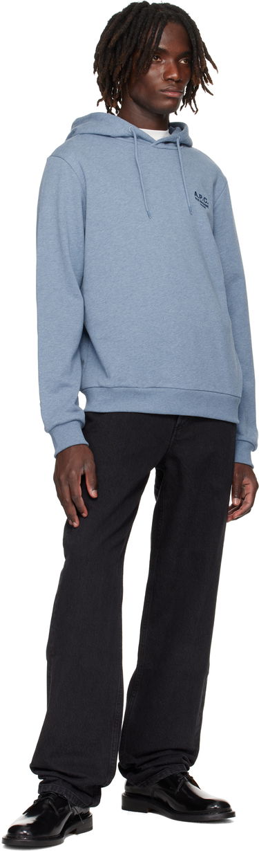 Pulover A.P.C. A.P.C. Standard Rue Madame Hoodie Modra | COHGR-M27914, 3