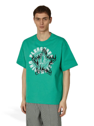 Majica Pleasures University Heavyweight T-Shirt Zelena | P23SP029 GREEN