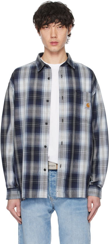 Srajce Carhartt WIP Work In Progress Blanton Check Shirt Modra | I034379, 0