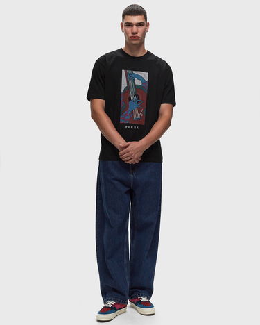 Majica By Parra Parra Strings T-Shirt Črna | 52305, 1