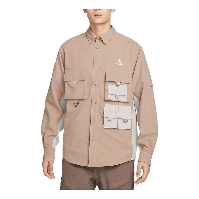 Srajce Nike ACG ACG Devastation Trail Utility Shirt Bež | DN3937-248