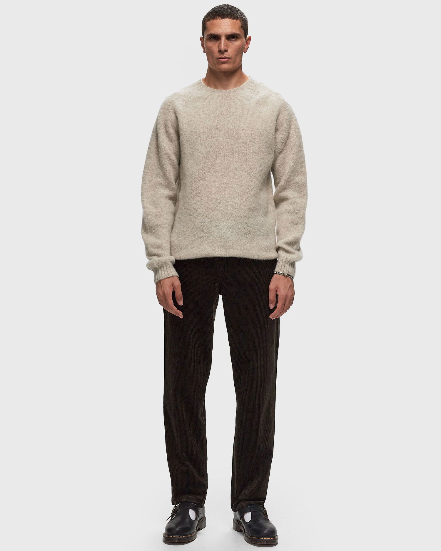 Hlače NORSE PROJECTS Aros Regular Wide Wale Corduroy Chino Črna | N25-0407-2022, 1