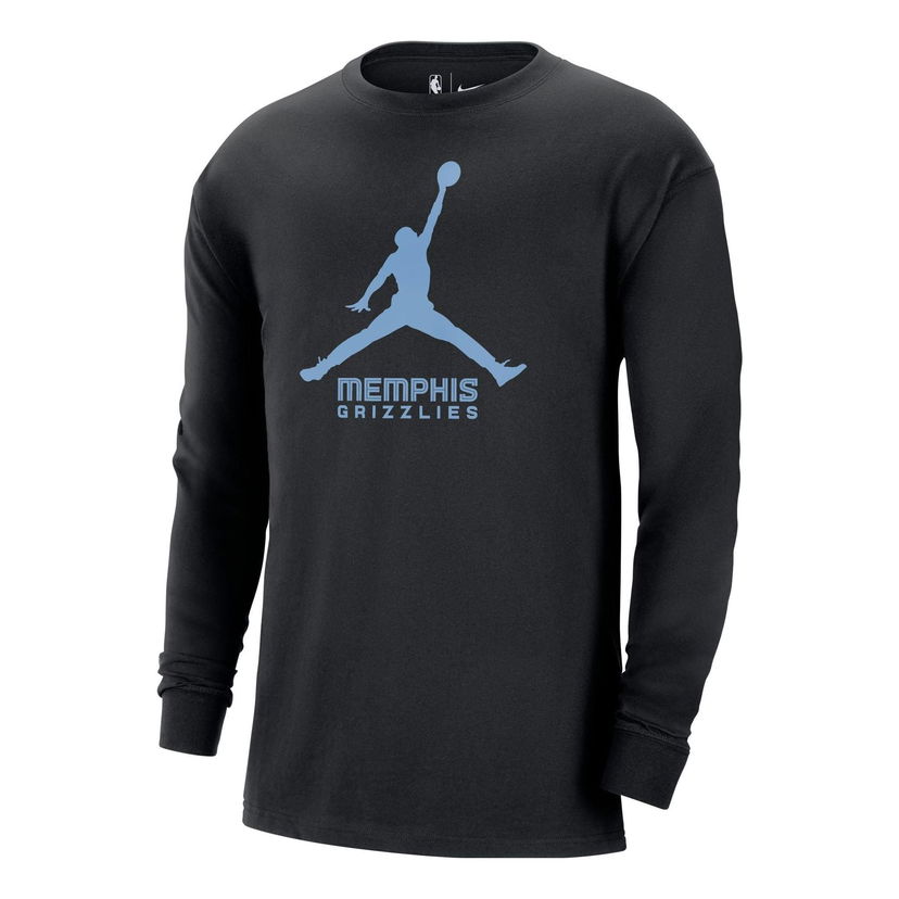 Majica Jordan Jordan x NBA Grizzlies Essential Long-Sleeve T-Shirt Črna | FN1271-010