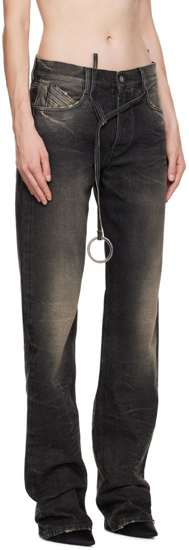 Kavbojke The Attico Attico Long Jeans Črna | 242WCP171 D075, 1