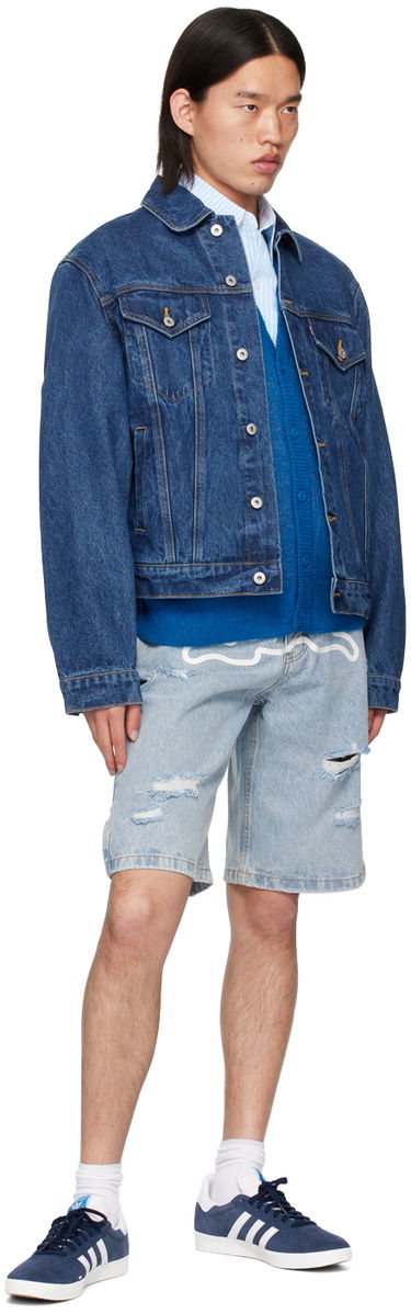 Jakna BBC IceCream ICECREAM Running Dog Denim Jacket Modra | ICD006, 3