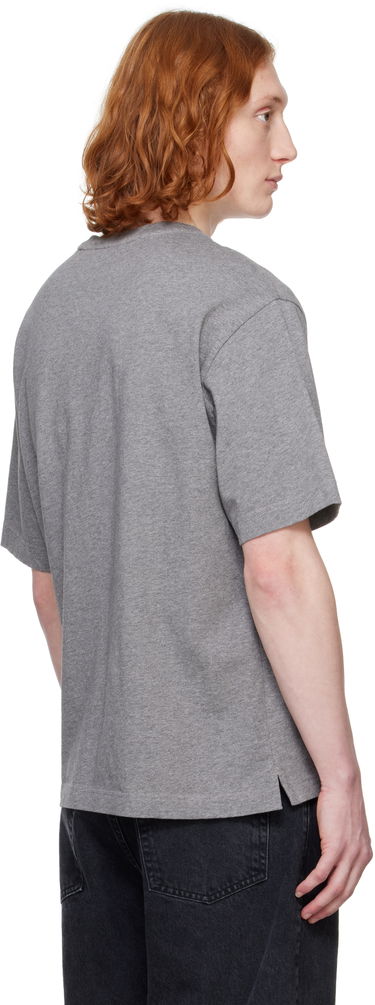 Majica MAISON KITSUNÉ Maison Kitsuné Handwriting Oversize T-Shirt Siva | OM00123KJ0119, 2