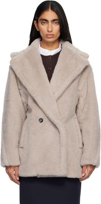 Olga Plush Double-Breasted Coat