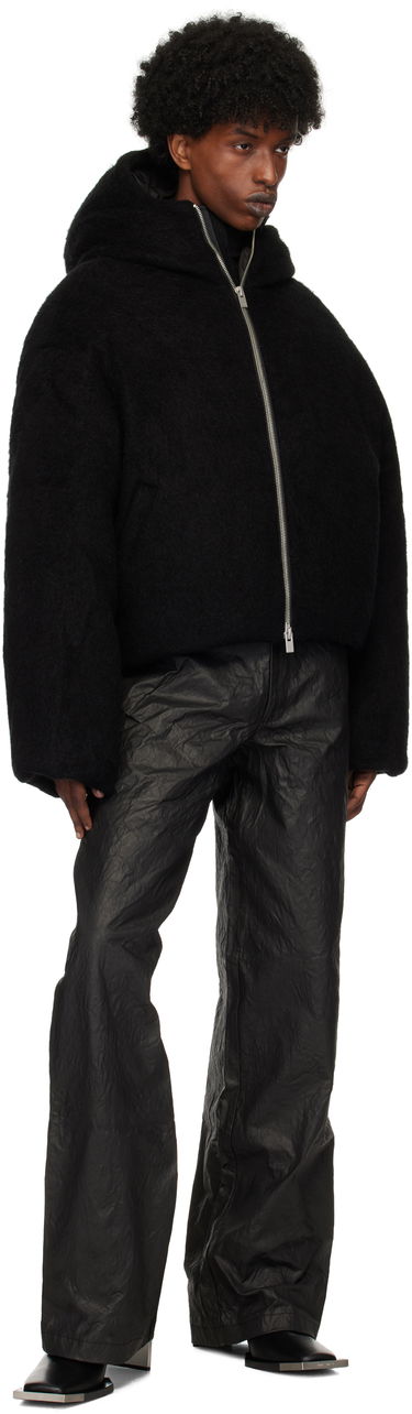 Pulover HELIOT EMIL Obelis Mohair Down Jacket Črna | AW24_W_02_141_BLK01, 3
