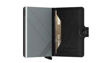 Denarnica Secrid Miniwallet "Stitch Linea Black" Črna | MSt-Linea-Black, 2
