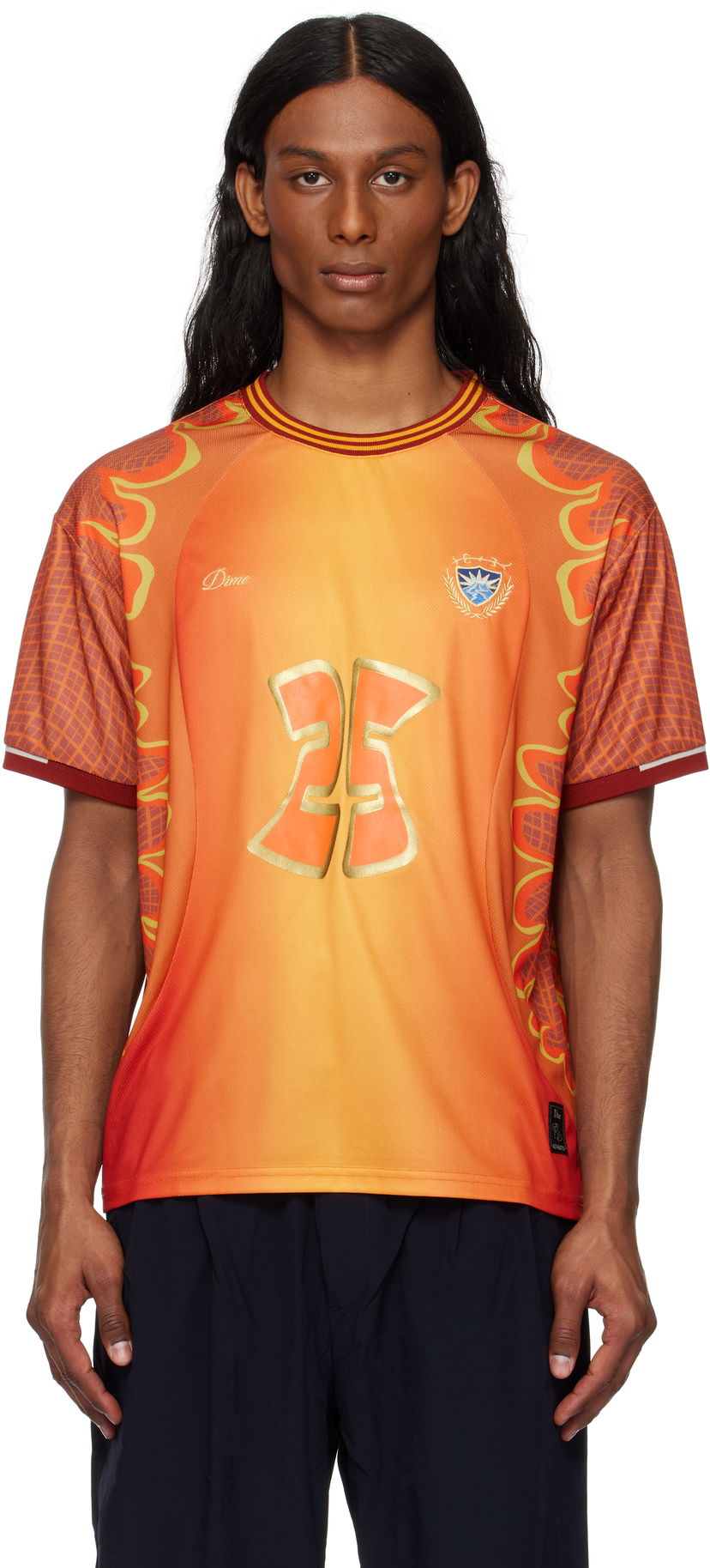 Dres Dime Dime Holy Flame Jersey T-Shirt Oranžna | DIME2SP257HEL