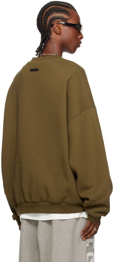 Pleteni pulover Fear of God Essentials Crewneck Sweatshirt Zelena | 192BT246264F, 2