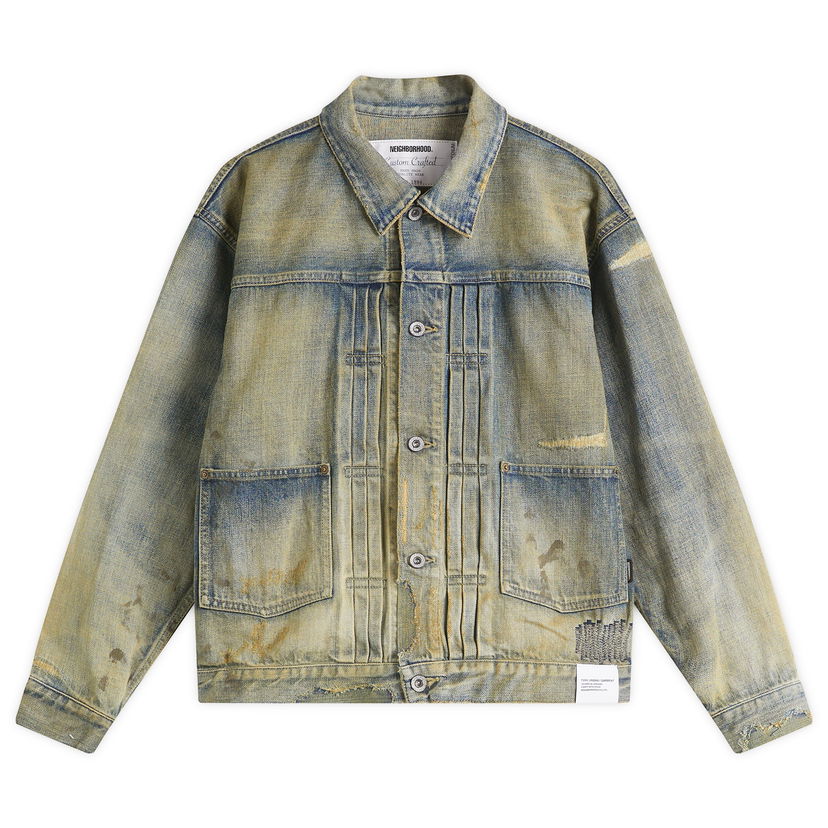 Jakna Neighborhood Neighborhood Savage Type-1 Denim Jacket Modra | 251XBNH-JKM01-IND
