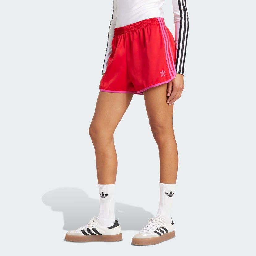 Kratke hlače adidas Performance Adicolor 3-Stripes Sprinter Shorts Rdeča | JZ3513