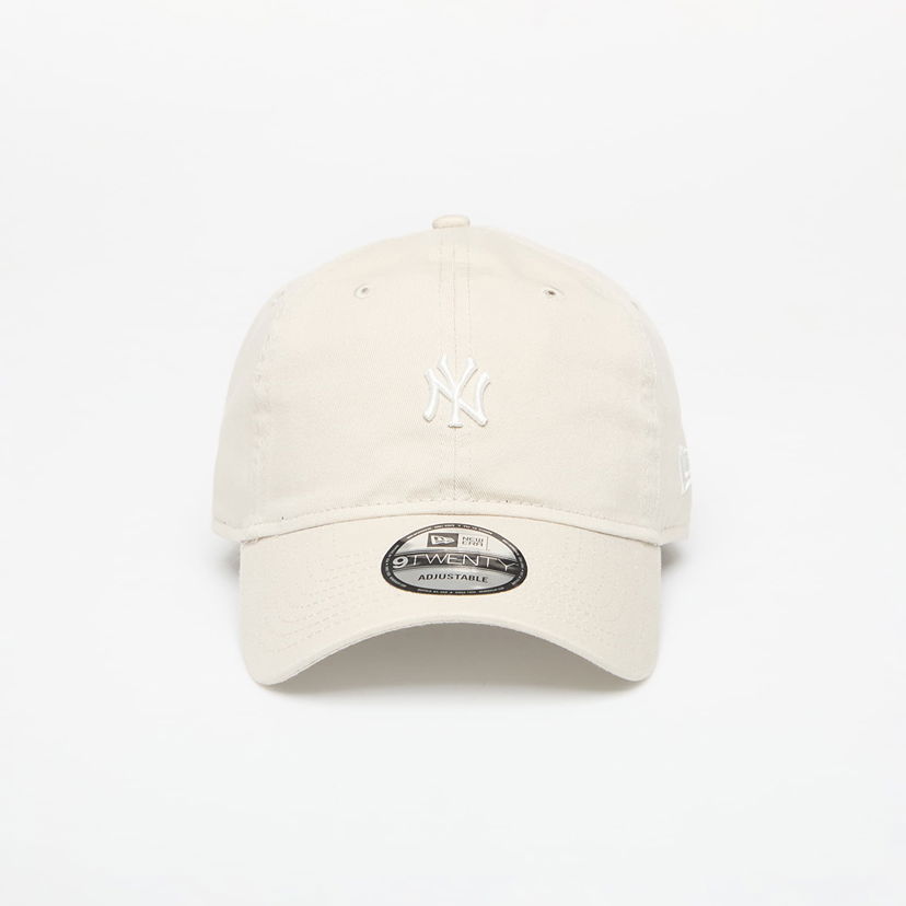 Kapa New Era New York Yankees Mini Logo Washed 9TWENTY Adjustable Cap Bež | 60667599