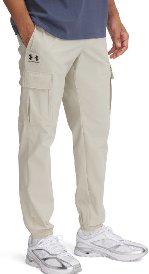 Cargo hlače Under Armour UA Vibe Woven Cargo Pants Bež | 1386558-289