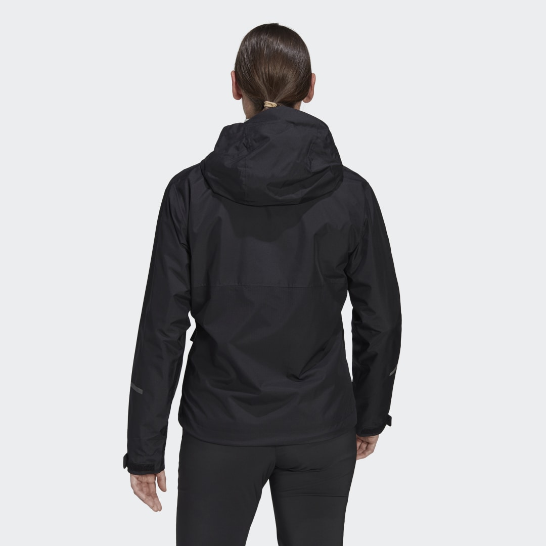 Vetrovka adidas Performance Terrex Multi RAIN.RDY 2-Layer Rain Jacket Črna | HF0825, 1