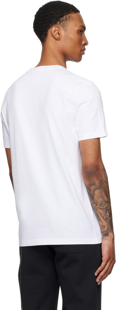 Majica Moncler Moncler Flocked Logo Cotton T-Shirt Bela | K20918C000368390T, 2