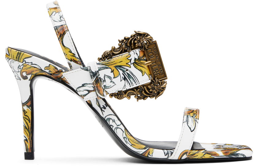 Modni dodatki Versace Versace Jeans Couture Emily Slingback Heeled Sandals Večbarvna | E78VA3S71_EZS366