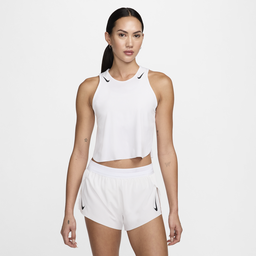 Majica brez rokavov Nike Dri-FIT ADV AeroSwift Bela | FN2713-100