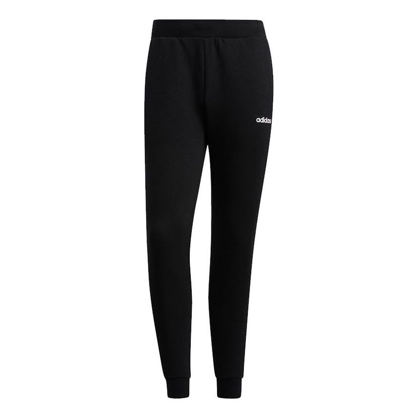 Trenirka adidas Originals Essentials Fleece Tapered Cuffed Logo Pants Črna | H14204