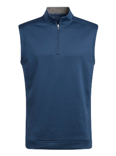 Telovnik adidas Originals Club Quarter-Zip Vest Mornarica | GH7081