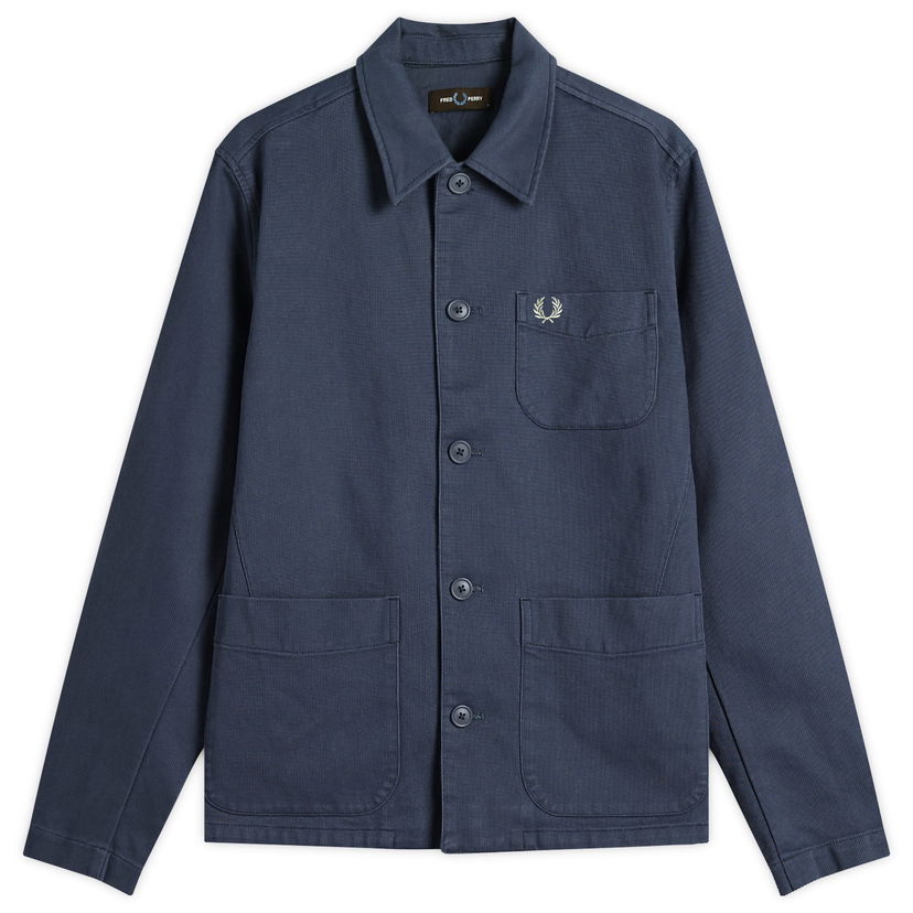 Srajce Fred Perry Bedford Corduroy Overshirt, Size Large Modra | M1701-738