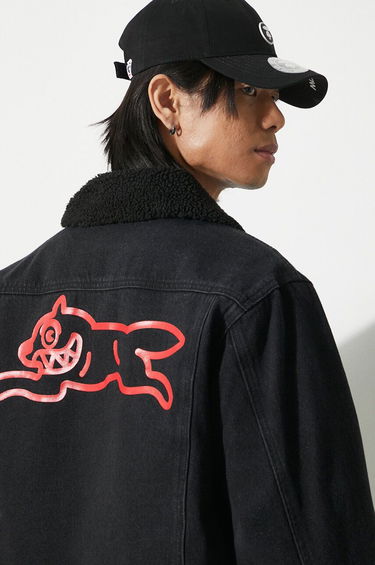 Jakna BBC IceCream ICECREAM Running Dog Sherpa Denim Jacket Črna | IC24147, 4