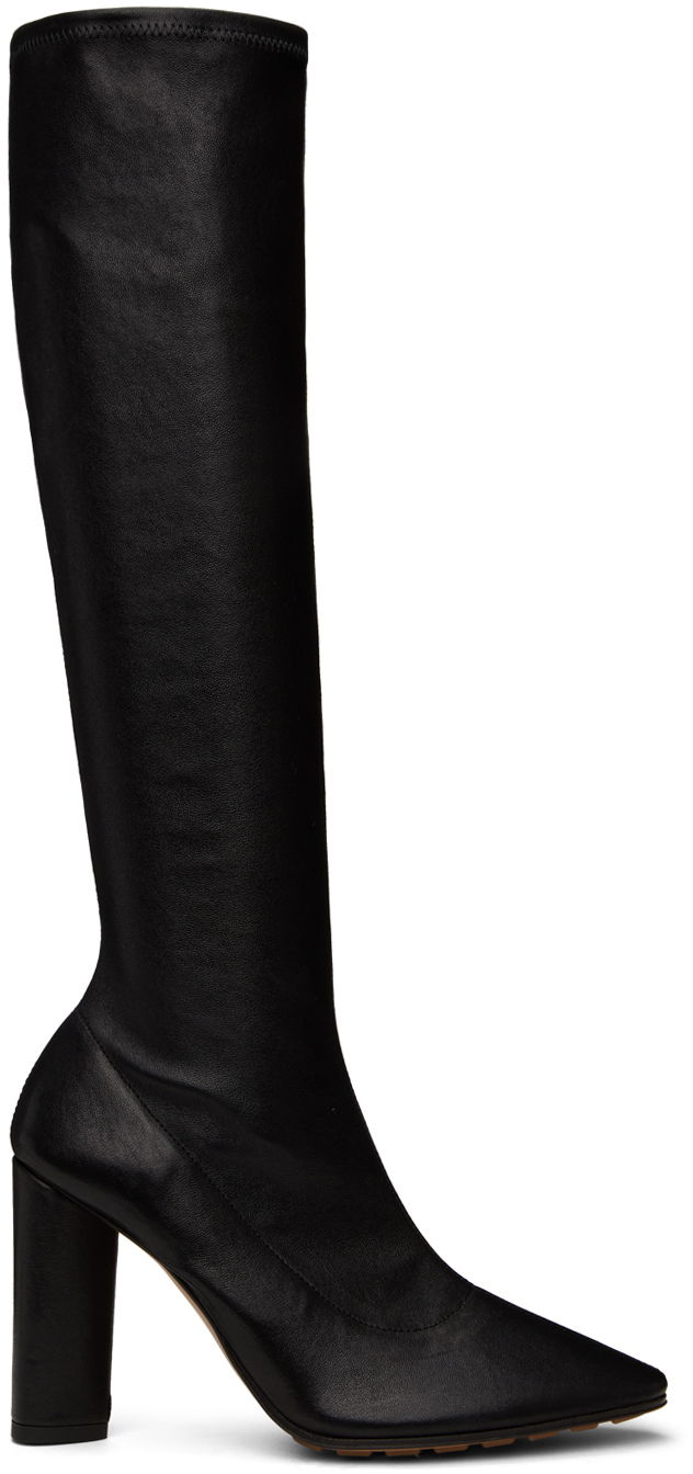 Superge in čevlji Bottega Veneta Bottega Veneta Pointed Stretch Boots Črna | 775452 VBP40
