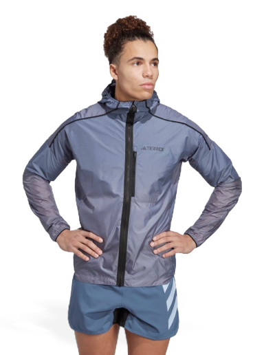 Jakna adidas Performance Terrex Agravic Windweave Trail Running Jacket Mornarica | HT9391