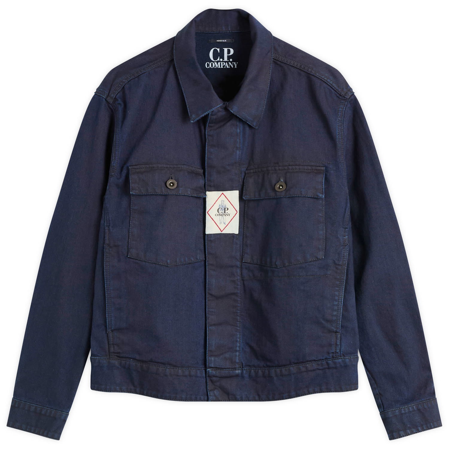 Jakna C.P. Company Plated Denim Work Jacket Mornarica | 19CMOW147A-110466W-D08, 1
