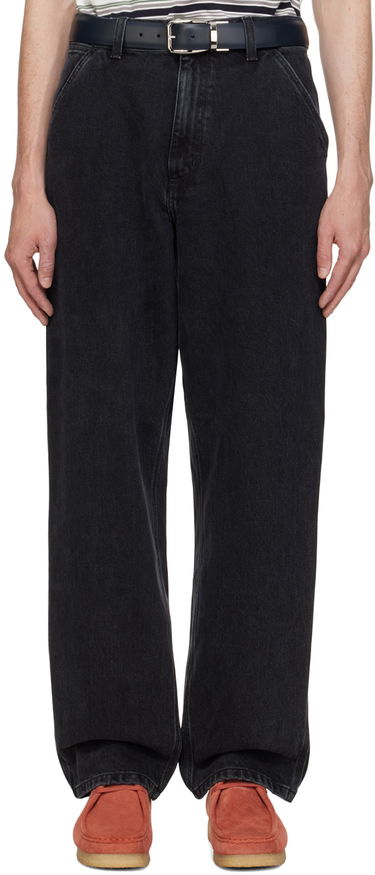 Kavbojke Carhartt WIP Single Knee Denim Pants Črna | I032024, 0